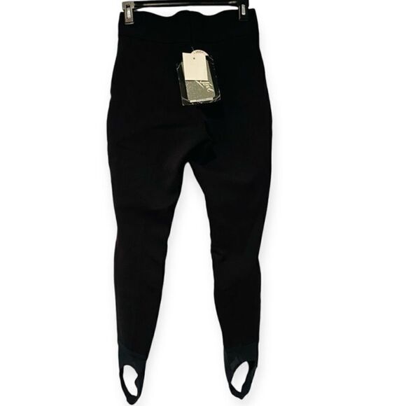 DeNeve Black Ski Stretch Pants w/ Stirrups Size 8P Vintage NWT - Picture 4 of 8